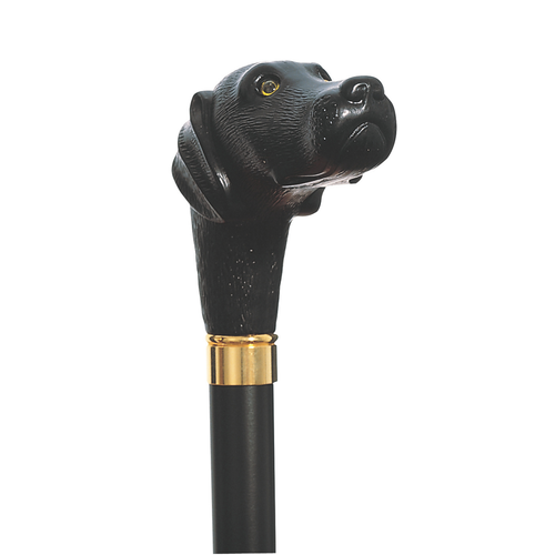 Black Lab Walking Cane