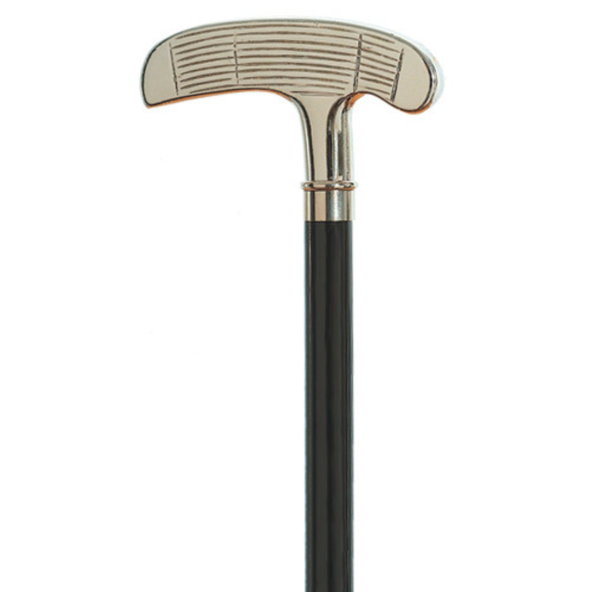 Golf Putter Walking Cane - Nickel-Plated,