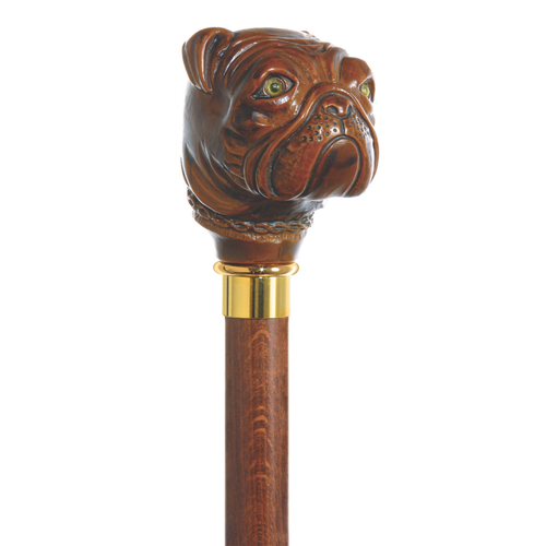 Spike Bulldog Handle Walking Stick – 36 Inch