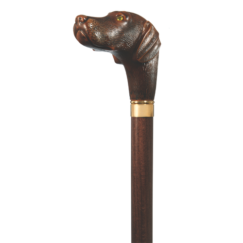 Chocolate Lab Walking Stick