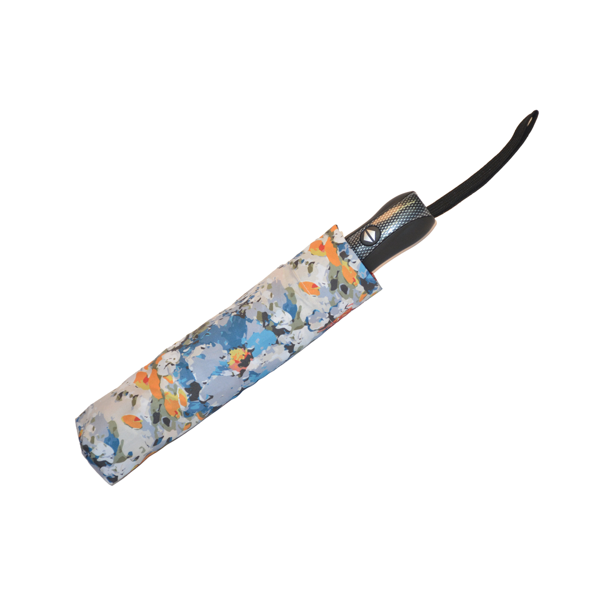 Compact Floral Abstract Auto-Open Mini Umbrella - 23 Canopy