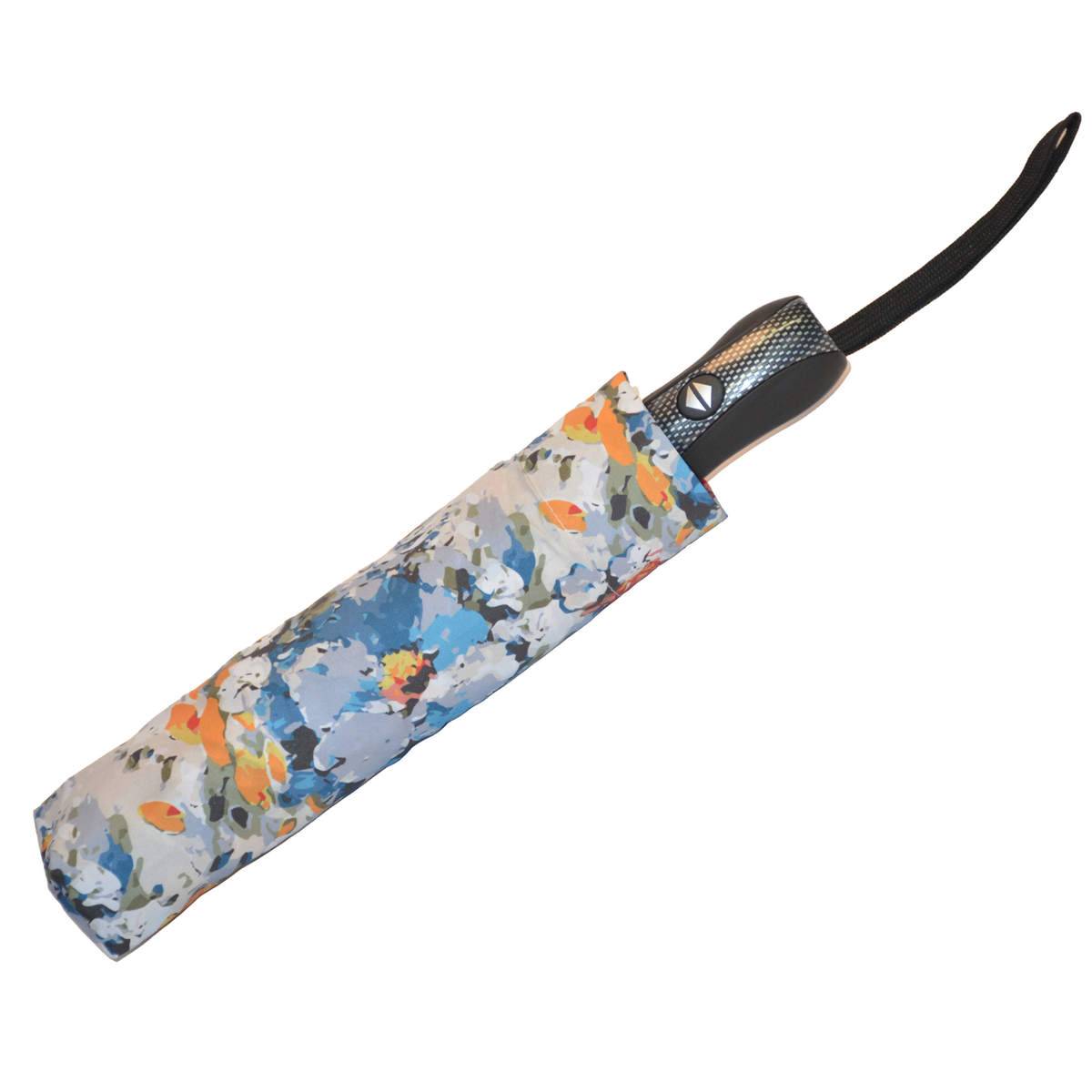 Compact Floral Abstract Auto-Open Mini Umbrella - 23 Canopy