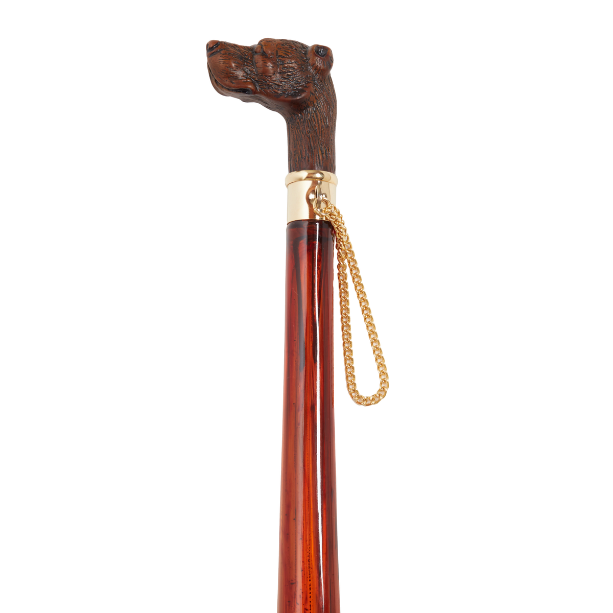 Dog Head Shoehorn with Gold Collar – Handcrafted in Spain