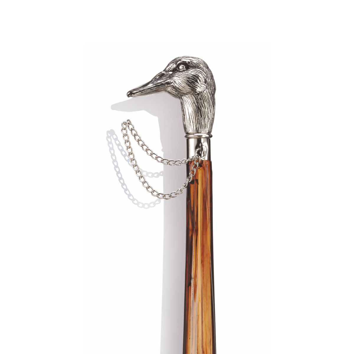 Nickel-Plated Duck Shoehorn