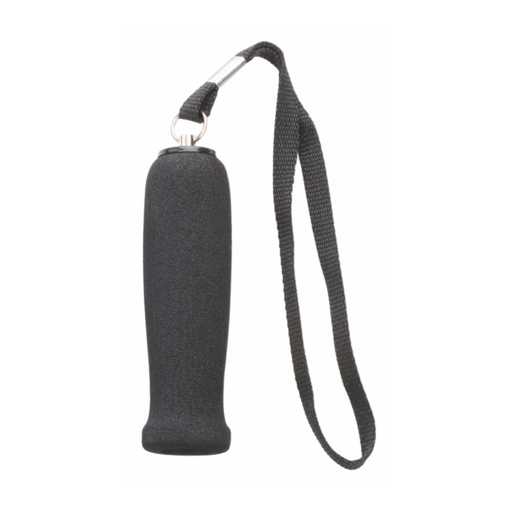 offset cane strap and plug