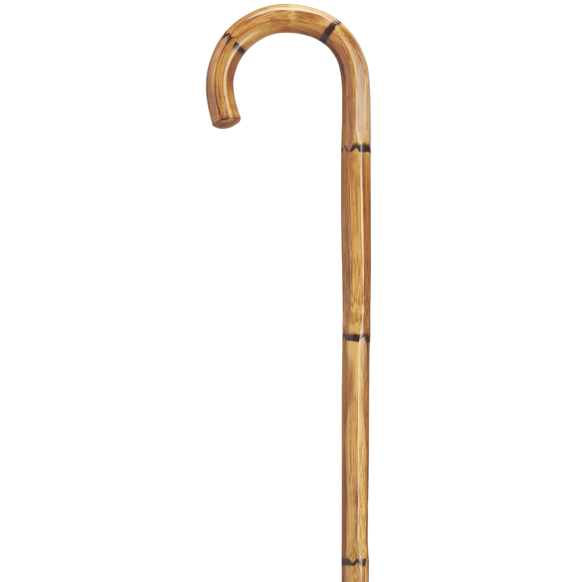 Tourist Cane with Hexagon Carving