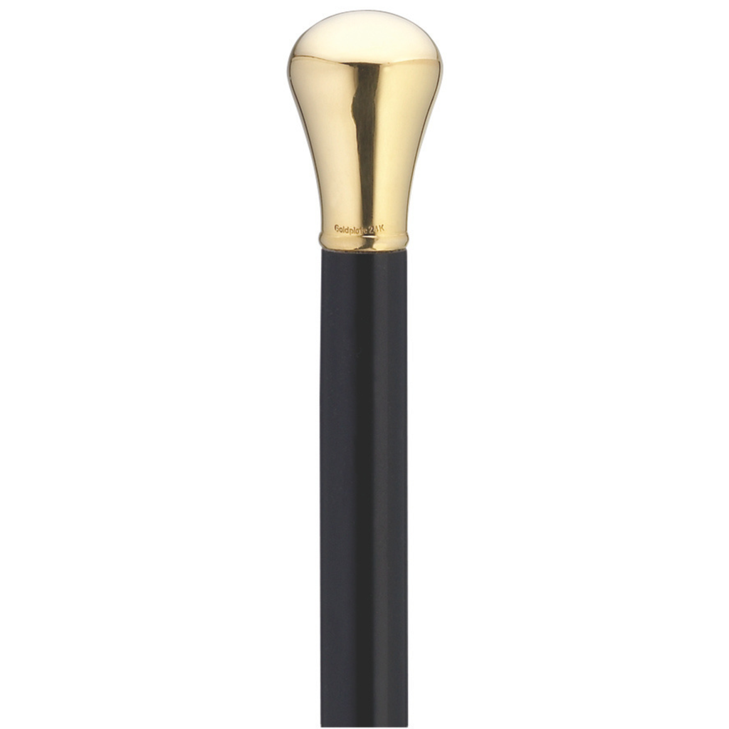 Ladies 14K Gold Plate Cap - Walking Stick