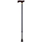 Adjustable Wood Fritz Handle Cane – 27–36″