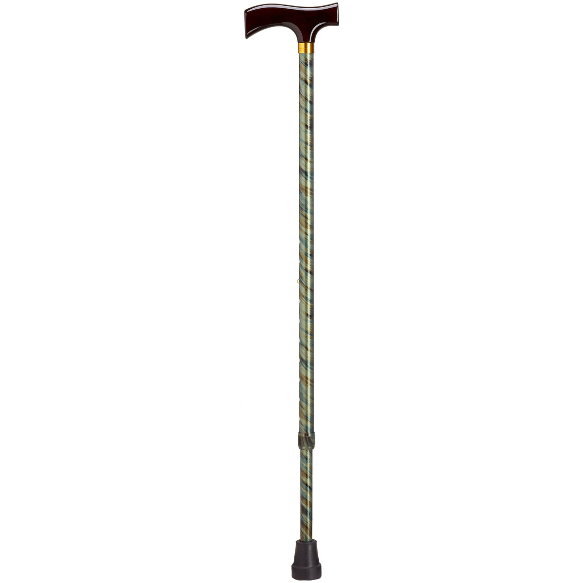 Adjustable Wood Fritz Handle Cane – 27–36″