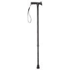 Norlean Nights Adjustable Aluminum Walking Cane with Rubber Grip