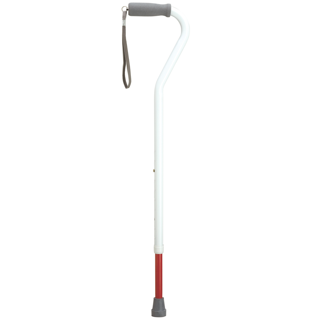  White Aluminum Cane