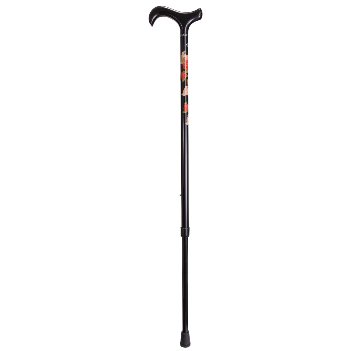 Summer Rose Carbon Fiber Adjustable Derby Cane – 31–37 Inches