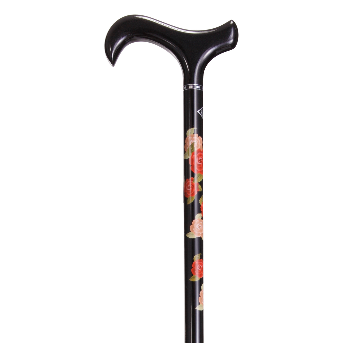 Summer Rose Carbon Fiber Adjustable Derby Cane – 31–37 Inches