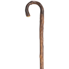 Men's German Congo Cane, Crook Handle, 36, Spike Ferrule