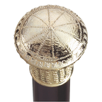 Men’s Formal Walking Cane with Gold-Tone Cap, 36-Inch