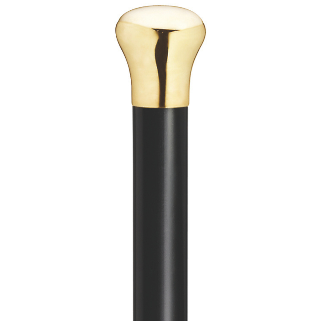 Gold Cap Walking Stick