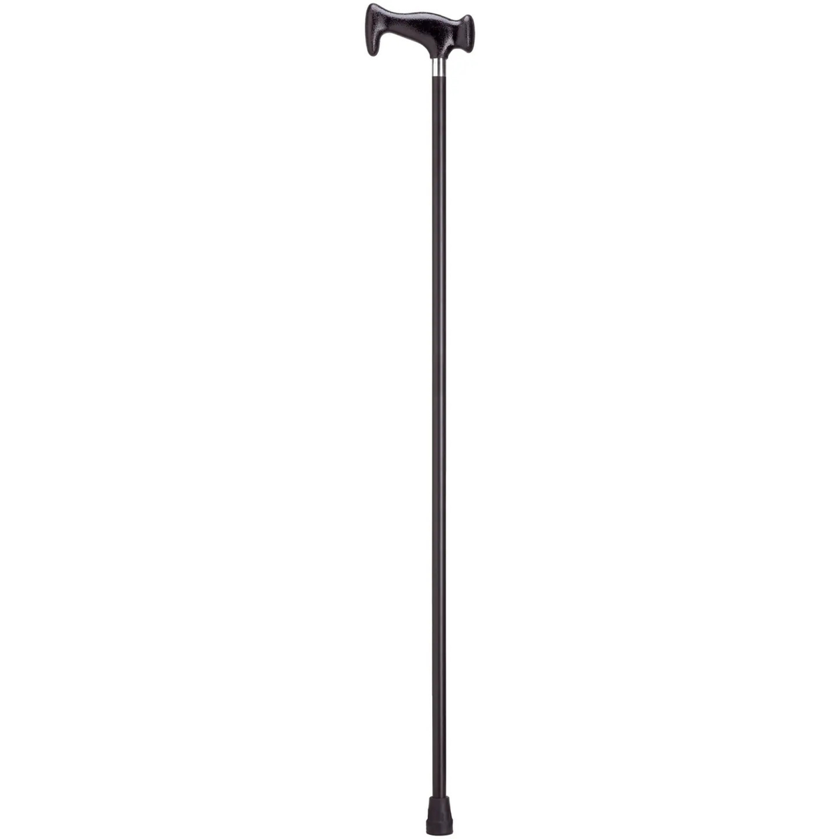 J-Line Black Aluminum Walking Cane – Fixed 36″