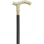 Gold Tone Fritz Handle Walking Cane