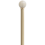 Champagne Gloss Walking Cane with Ivory-Colored Ball Knob, 36-Inch
