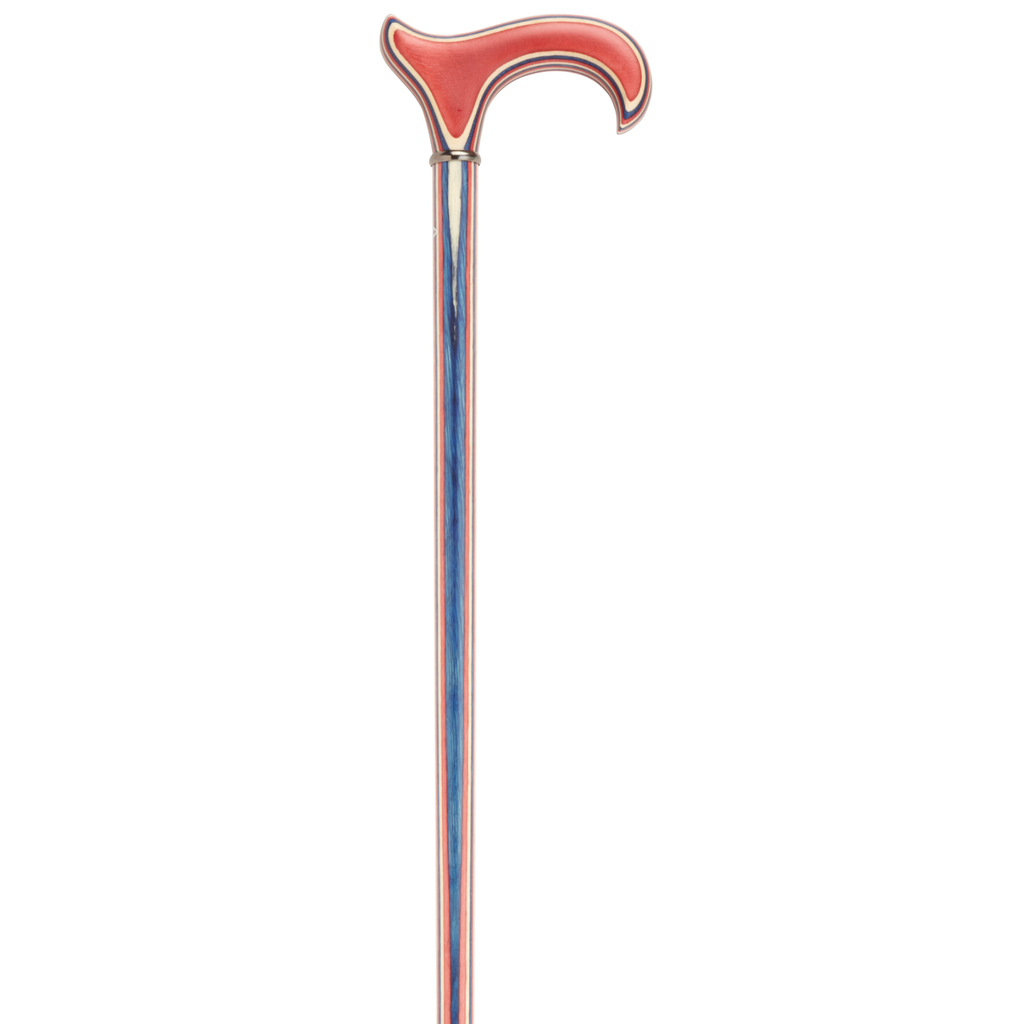 Sturdy Laminated Derby Handle Walking Cane - 36'', Supports 200 lbs