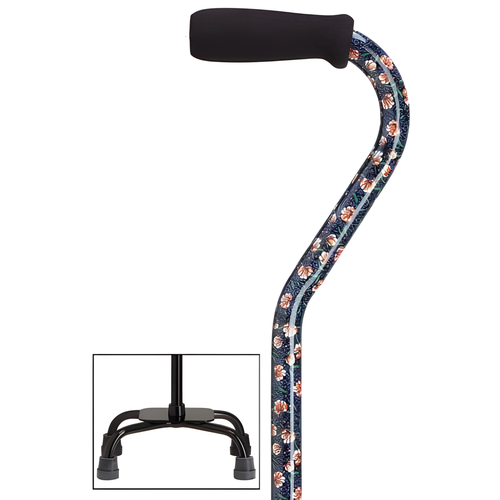 Quad-Cane with large base 