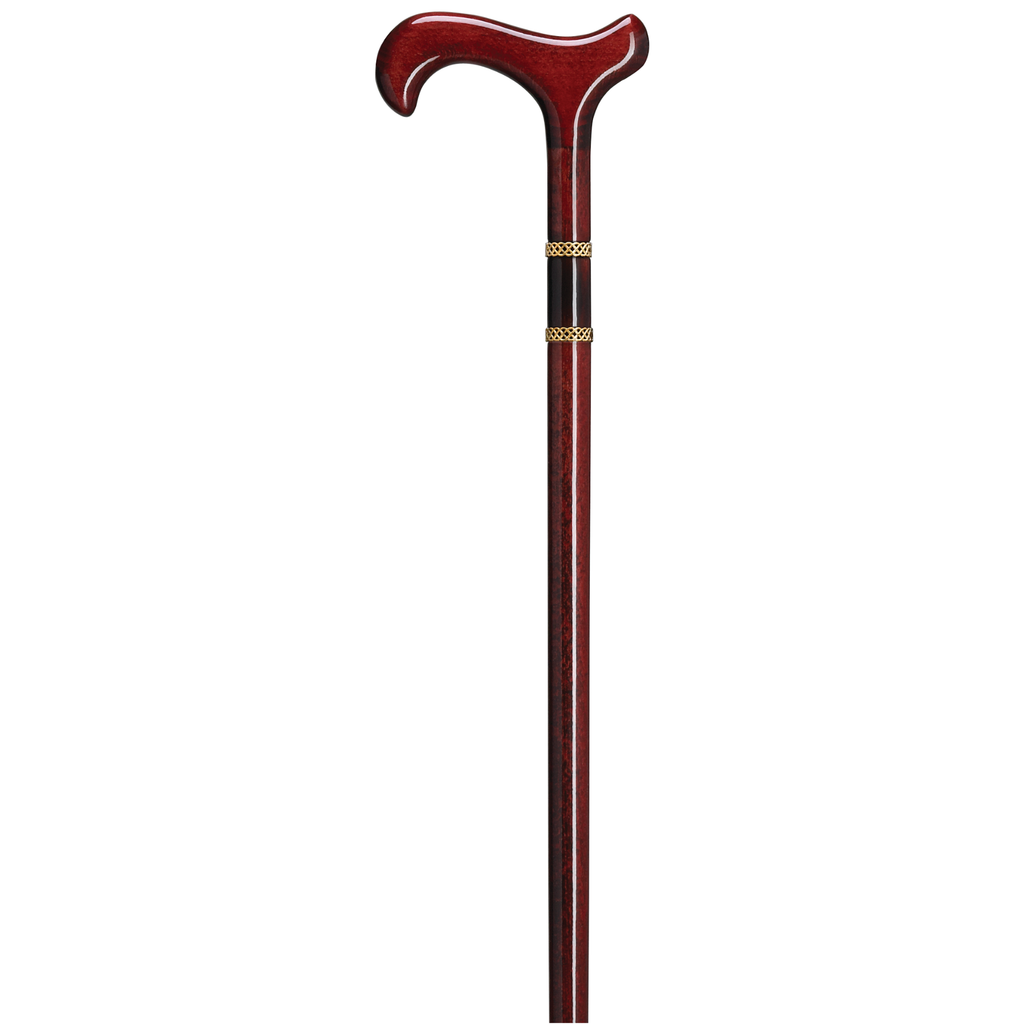 Bijoux Burgundy Derby Walking Cane