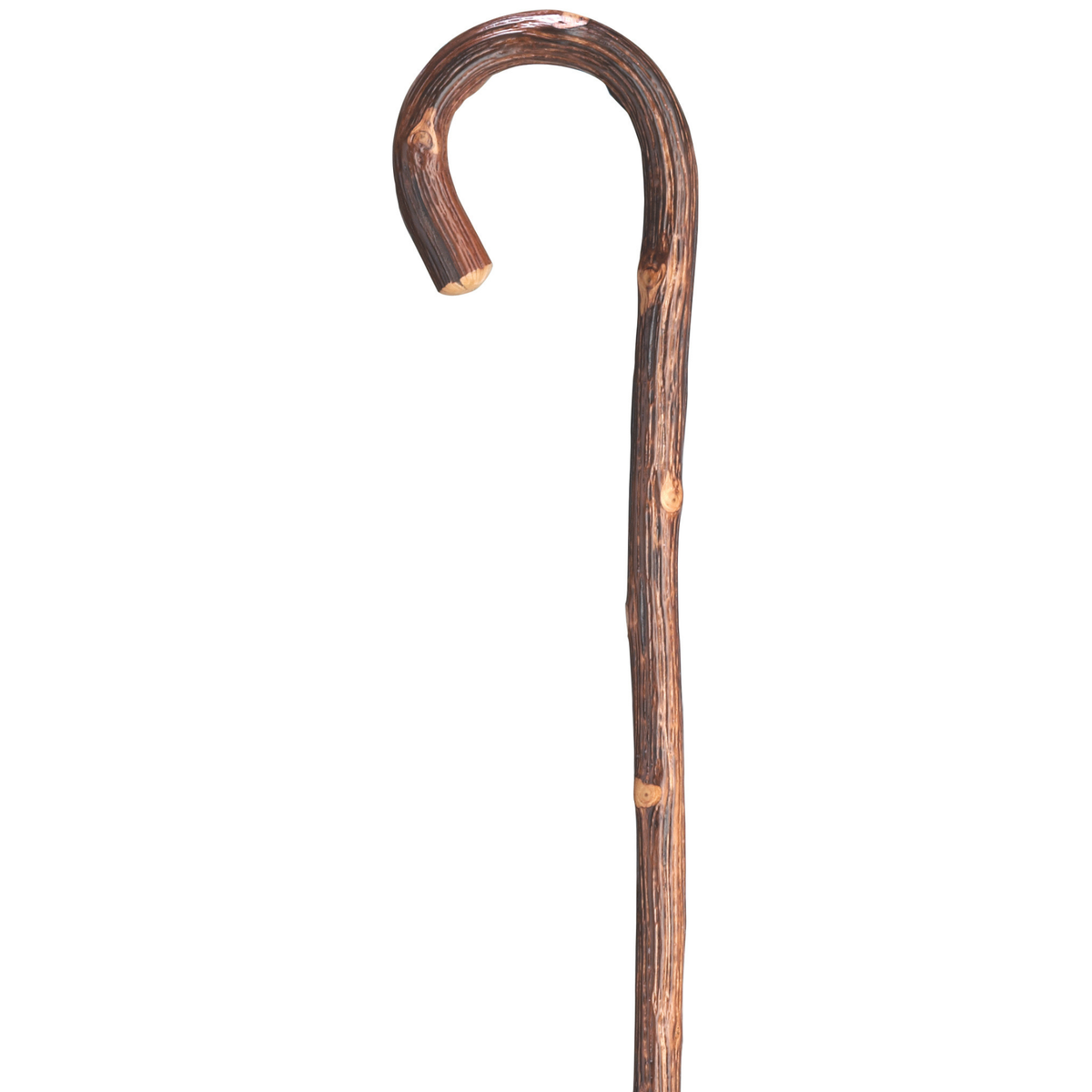 Sturdy Men's Oak Tourist Walking Cane, 36 Shaft