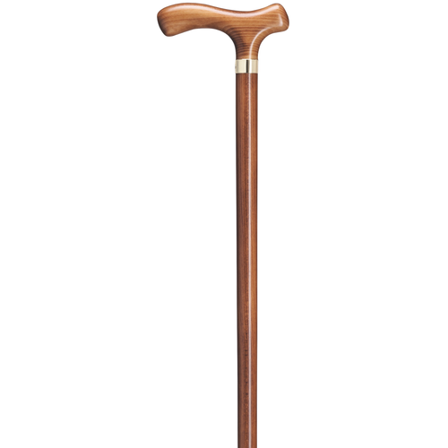 Scorched Beech Wood Fritz Walking Cane – 36 Inch