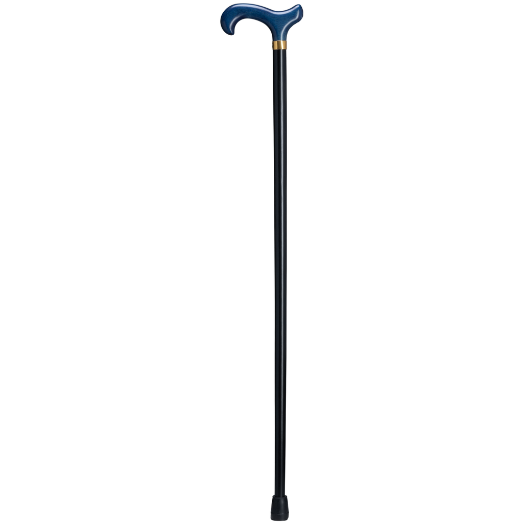Black ’N Blue Maple Derby Walking Cane