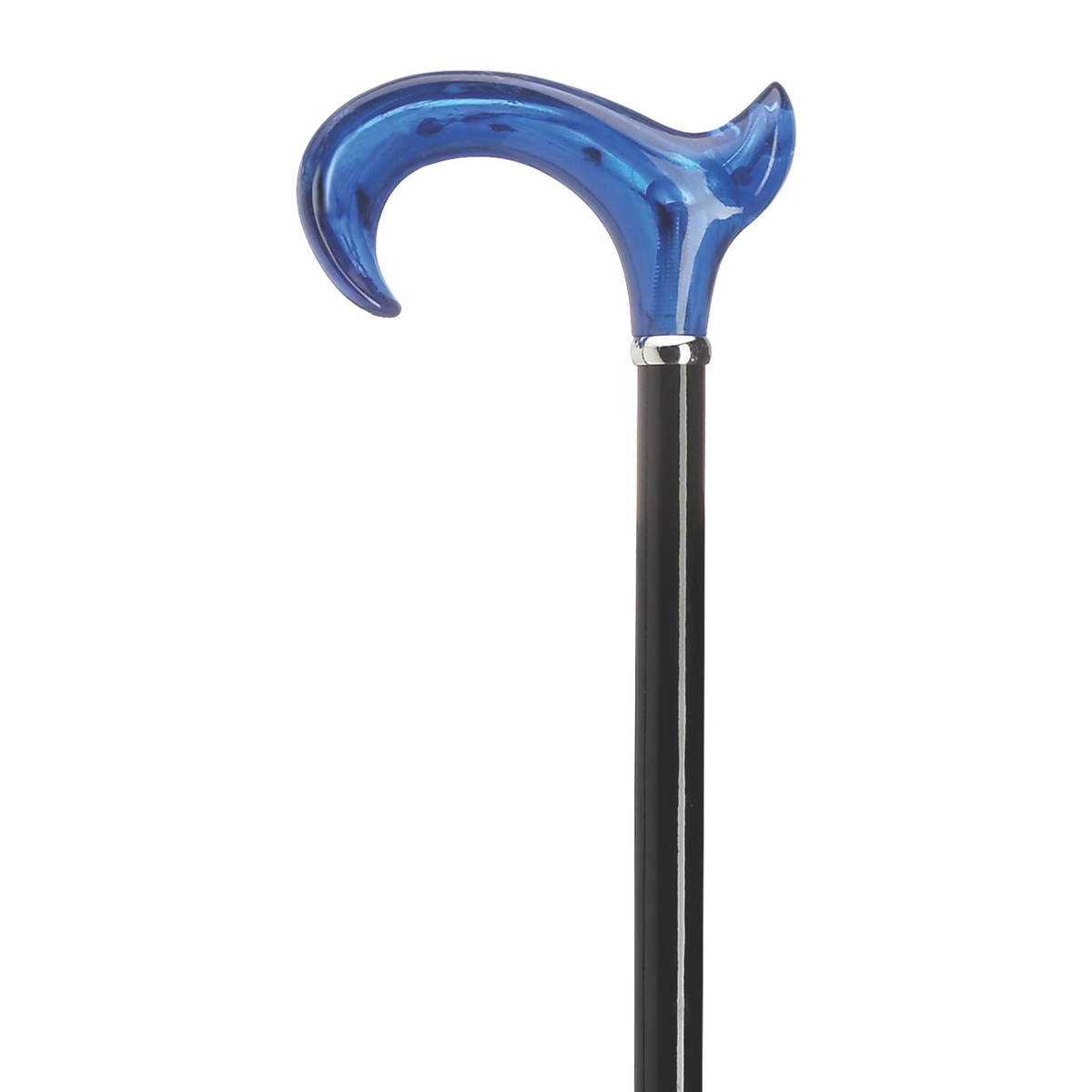 Titanic Blue Derby Handle Walking Cane – Elegant German Design