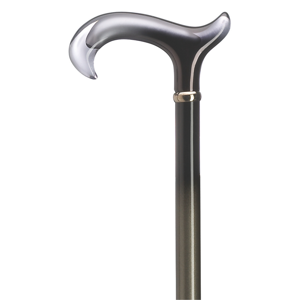Grey Acrylic Derby Cane