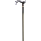 Grey Acrylic Derby Cane