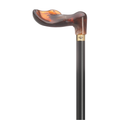 Amber Palm Grip Walking Cane with Black Maple Shaft – 36″